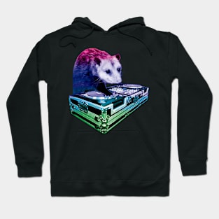 Emotional Opossum Rainbow DJ Hoodie